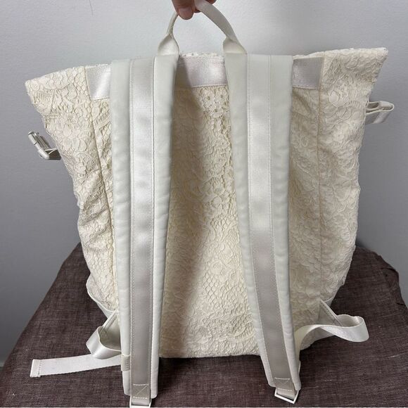 FENTY PUMA BY RIHANNA Lace Roll-Down Backpack, White - Picture 11 of 13